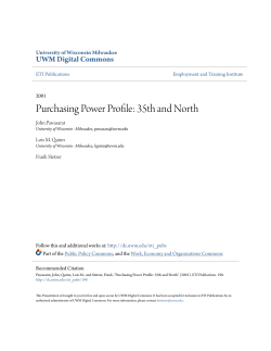Purchasing Power Profile: 35th and North
