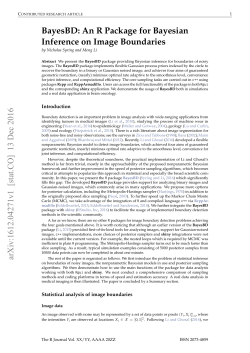 BayesBD: An R Package for Bayesian Inference on Image