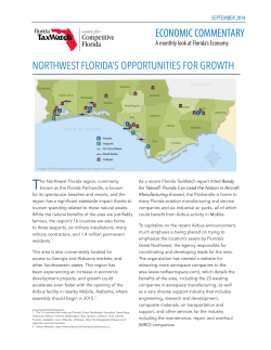 Northwest Florida`s Opportunities for Growth