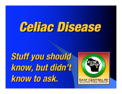 Celiac Disease 11-11-10