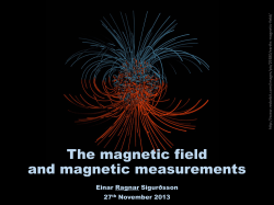 Paleomagnetism and measurements