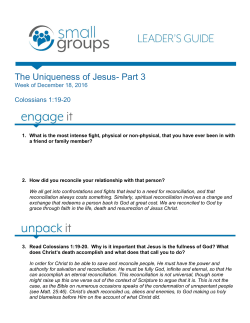 Leader Notes - Grace Church