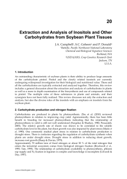 20 Extraction and Analysis of Inositols and Other Carbohydrates