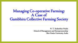 Managing Co-operative Farming: A Case of Gambhira Collective