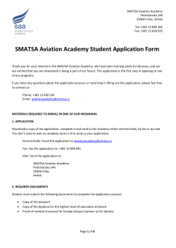 online application - SMATSA Aviation Academy