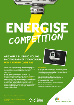 ARE YOU A BUDDING YOUNG PHOTOGRAPHER? YOU COULD