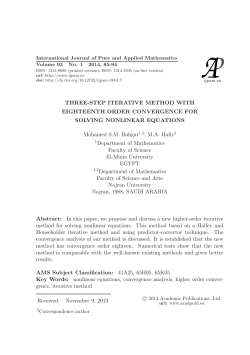 THREE-STEP ITERATIVE METHOD WITH EIGHTEENTH