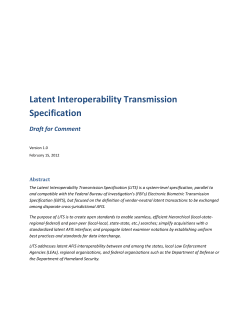 Latent Interoperability Transmission Specification