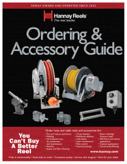 Hannay Ordering Guide - Solares Florida Corporation
