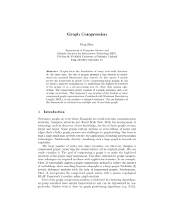 Graph Compression