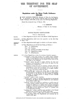 Authorised - ACT Legislation Register