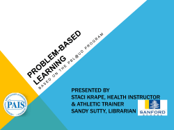 Problem-Based Learning