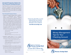 Money Management Tips for Your Checking Account