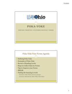 POKA-YOKE