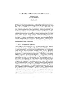 Dual Number and Context