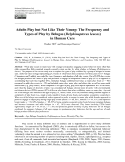 Adults Play but Not Like Their Young: The Frequency and Types of