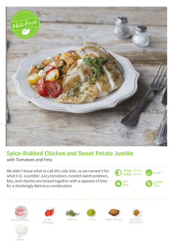 Spice-Rubbed Chicken and Sweet Potato Jumble