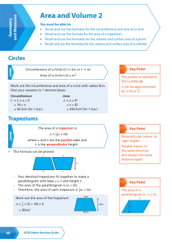 Area and Volume 2