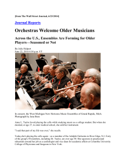 Orchestras Welcome Older Musicians - URMC