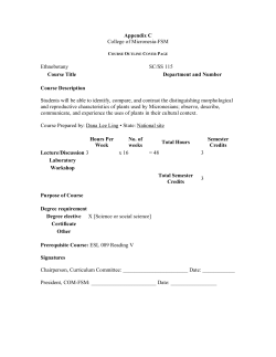 Appendix C College of MicronesiaFSM Ethnobotany SC/SS 115