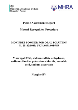 Moviprep Powder for Oral Solution