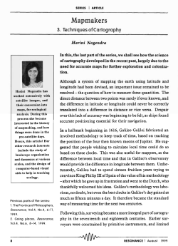 Mapmakers - Indian Academy of Sciences