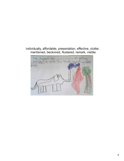 individually, affordable, presentation, effective, clutter, mentioned