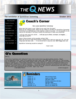 QuickSilver Oct Newsletter last