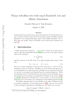 Planar self-affine sets with equal Hausdorff, box