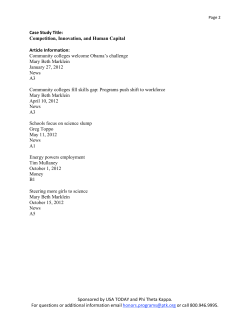 Competition, Innovation, and Human Capital