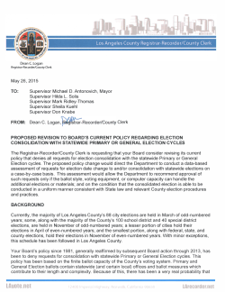 Board Correspondence Letter