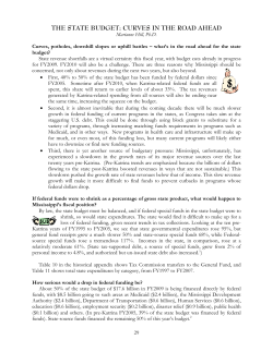 The State Budget: Curves in the Road Ahead