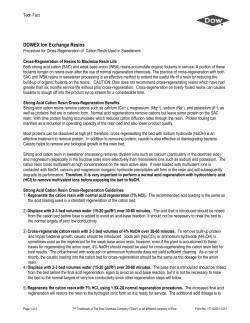 Product Name - The DOW Chemical Company