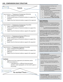 LEQ Comparison Structure