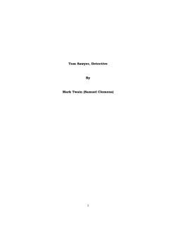 Tom Sawyer, Detective - Freeclassicebooks.com