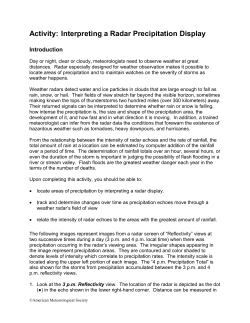 Activity - American Meteorological Society