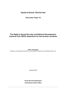 The Right to Social Security and National