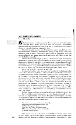 no womanborn - Melissa Gish