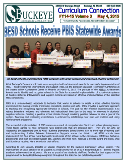 Forgette`s January Newsletter - Buckeye Elementary School District