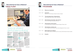 “Zorg op afstand dankzĳ telemonitoring”