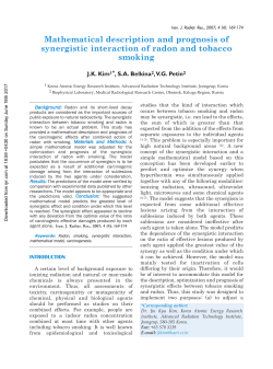 Mathematical description and prognosis of synergistic interaction of