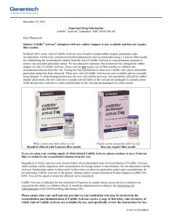 Important Drug Information