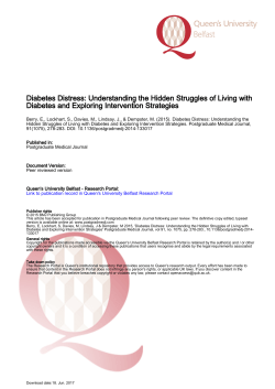 Diabetes Distress: Understanding the Hidden Struggles of