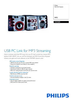 FWM589/33 Philips Mini Hi