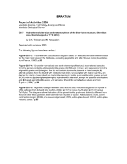 Hydrothermal alteration and metamorphism of the Sherridon