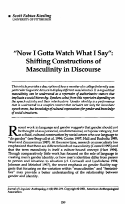 "Now I Gotta Watch What I Say": Shifting