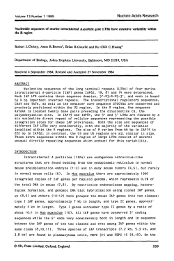 IRL Press Limited, Oxford, England. 289