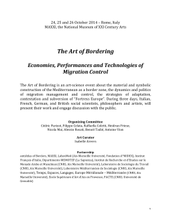 The Art of Bordering