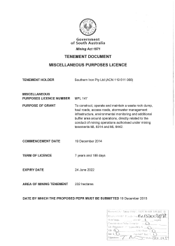MPL 147  - Minerals