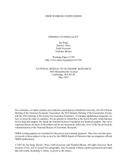 Firming Up Inequality